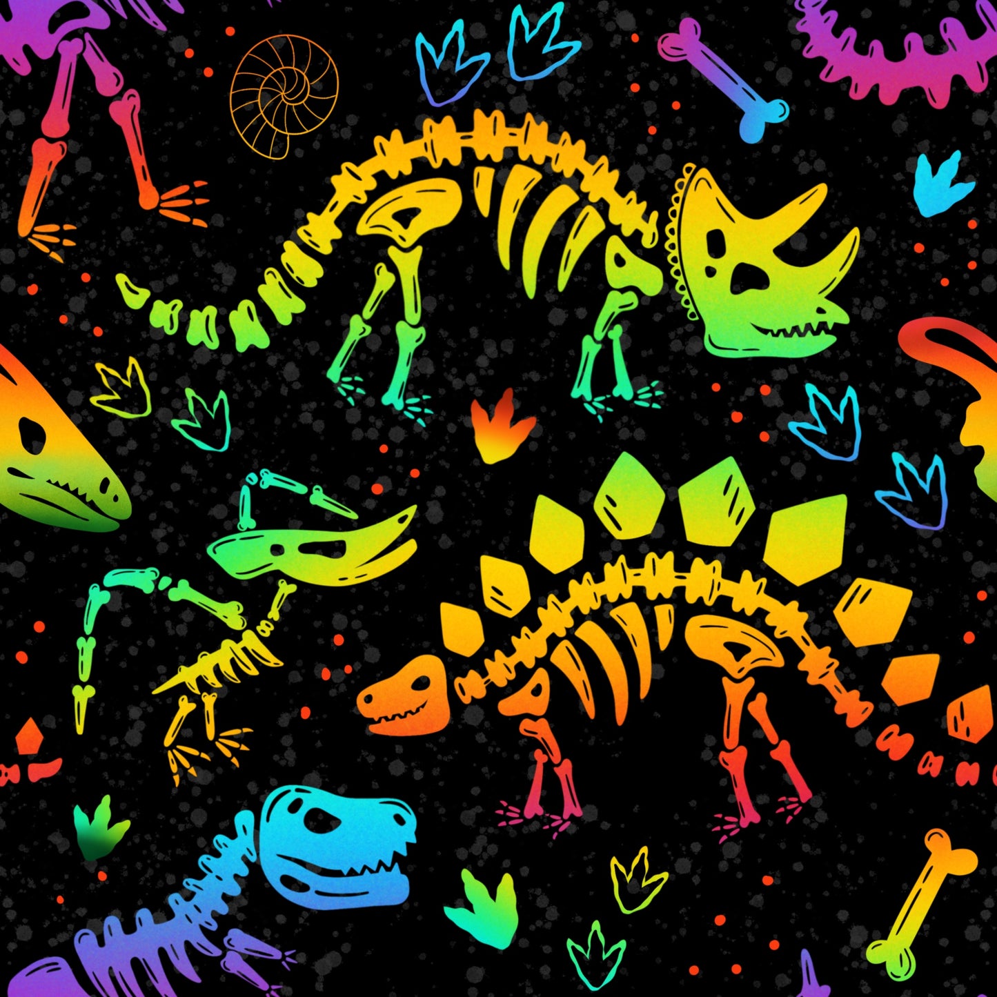 Kids Shorts (Dino Bones)